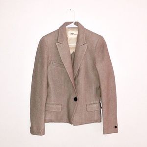 Isabel Marant Size 2 Cream Wool Blazer